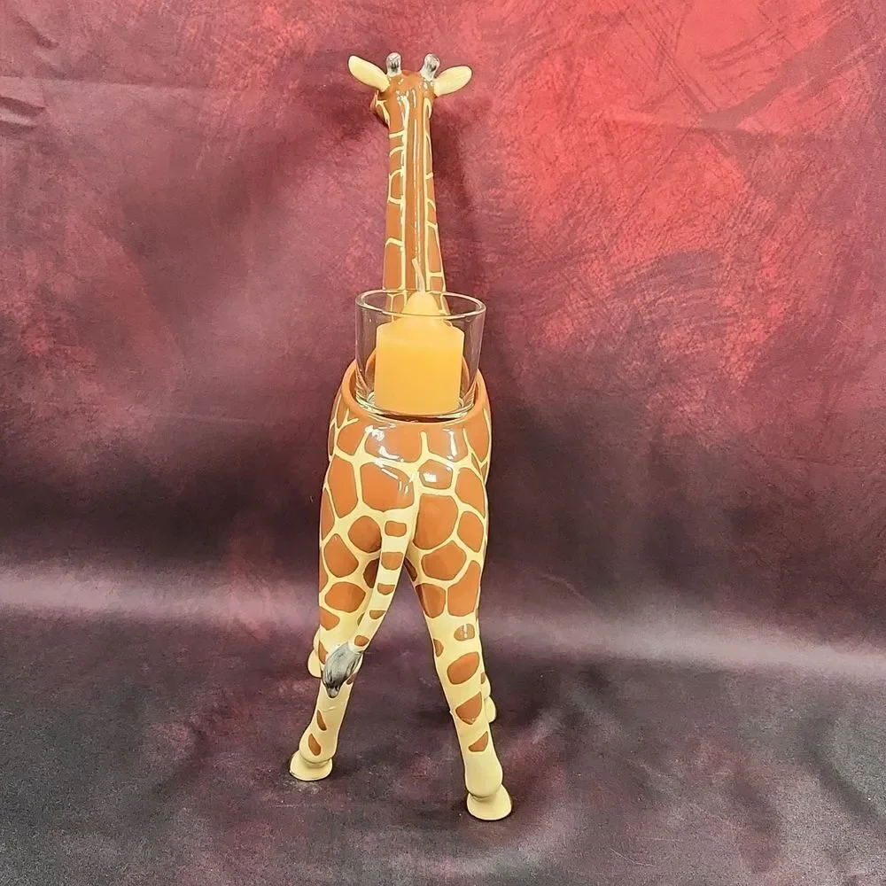 💜PartyLite Giraffe African Inspiration Tealight/Votive Candle Holder